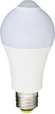 Image de Ampoule LED E27 7W A60 avec Détecteur de Mouvement - Blanc Froid 6000K - 8000K