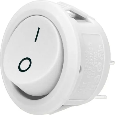 Immagine prodotto di ORNO AE-13180 Interruttore elettronico a pulsante rotondo 230V (bianco)