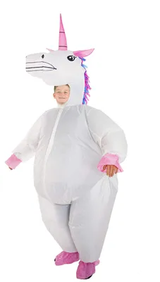 Aufblasbares Einhornkostüm für Kinder, Halloween, Karneval