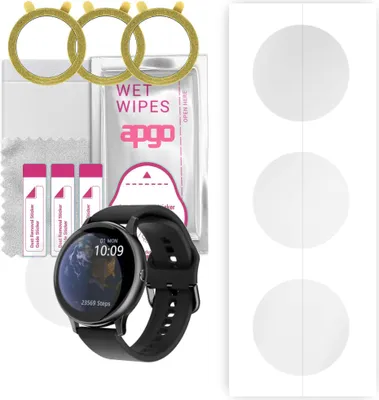 Produktbild von apgo 3 Stück Schutzfolie, klar, kompatibel mit Garett Women Nova Smartwatch, Hydrogel Displayschutzfolie mit Positionierhilfe, Displayfolie, robust und kratzfest