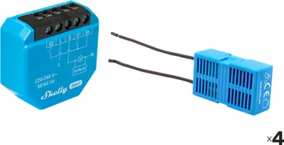 Produktbild von SHELLY Unterputz-Schalter 2L Gen3, 2-Kanal, WLAN, Bluetooth, 4 Stück