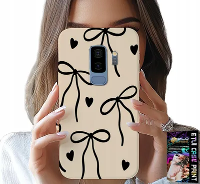 Produktbild von Fall Für Samsung Galaxy S9 Plus - Beige Schleife Band Mode-Designs
