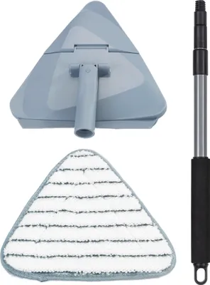 Produktbild von Maximex Mod. Triangel-Wischer mit Teleskopstiel, 360° Duo-Knickgelenk