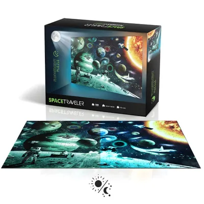 Produktbild von Beschädigte Box Cosmonaut Fluoreszierendes Puzzle 1000 el. für Erwachsene