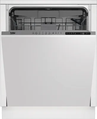 Produktbild von Beko BDIN25323, Voll integriert, Standardgröße (60 cm), Weiß, LED, 4 Korb/Körbe, Edelstahl