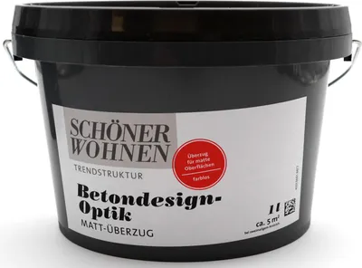 Produktbild von Betondesign-Optik Matt-Überzug Nassbereich 1 l
