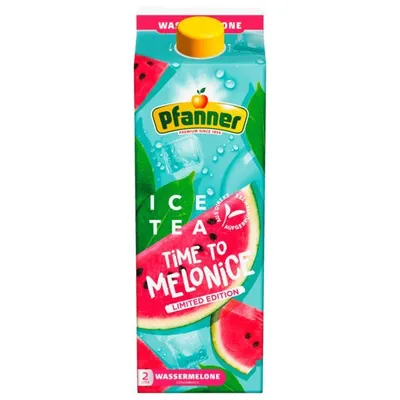 Obrázek produktu pro Pfanner ledový čaj meloun se sladce svěží příchutí balení 2000ml