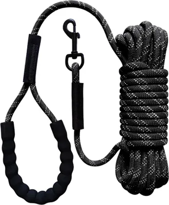 Produktbild von Lange, reflektierende Nylonleine für Hundetraining, Kontrollleine für Spaziergänge und Camping