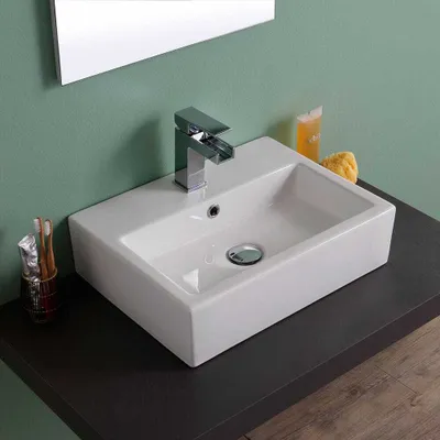 Immagine prodotto di Lavabo da appoggio rettangolare