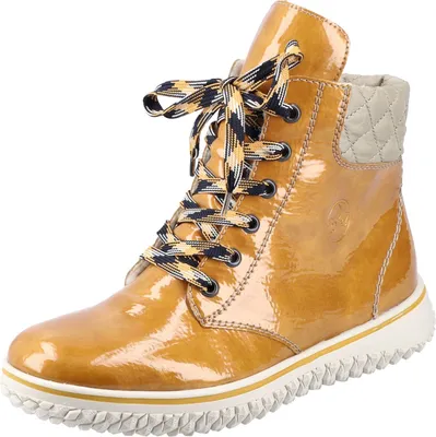 Produktbild von Rieker Damen Schnürboots Stiefeletten  Z4206, Größe:38 EU, Farbe:Gelb