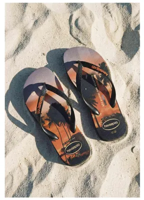 Zdjęcie produktu dla Klapki Havaianas Top Surfer I "GREY STEEL/BLACK/SUNSET ORANGE" dla Męskie
