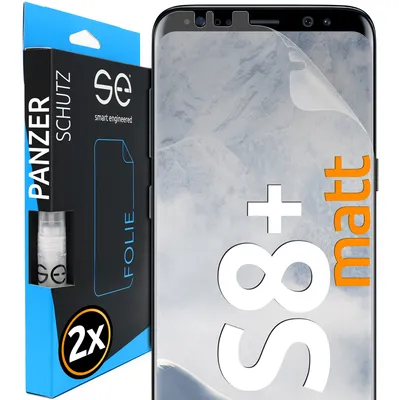 Produktbild von 2x se® 3D Schutzfolie (entspiegelt) Samsung Galaxy S8 Plus