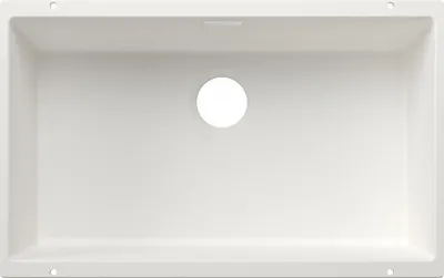Immagine prodotto di BLANCO SUBLINE 700-U per componenti colorati Lavello da incasso SILGRANIT bianco da 80 cm senza scarico telecomando