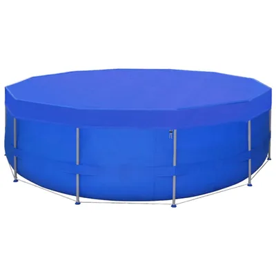 Image de vidaXL Couvertures de piscine 2 pcs. PE rond 540 cm 90 g/m