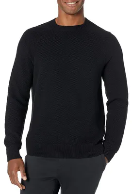 Produktbild von A. Essentials Herren Oversize-Pullover mit Rundhalsausschnitt aus strukturierter