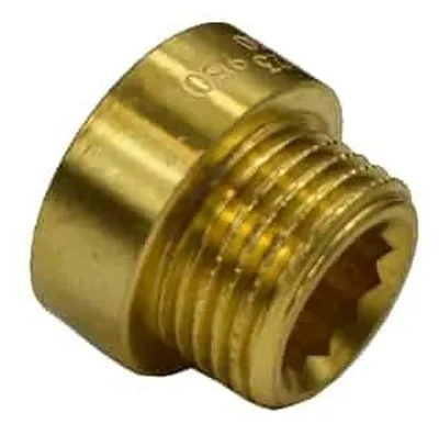 Produktbild von Gewindefitting Messing Hahnverlängerung 3/4" AG x 3/4" IG 10 mm