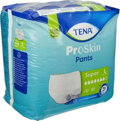 Immagine prodotto di Tena Pants Super L per incontinenza 12 pz