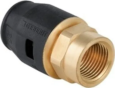 Produktbild von GEBERIT PushFit Übergangsstück Rotguss 25 mm x 3/4 Zoll IG 652.542.00.1