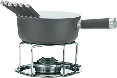 Obrázok produktu pre KELA Syrové fondue LANCE keramika, šedá, 1L Ø22cm x v19,5cm KL-16564