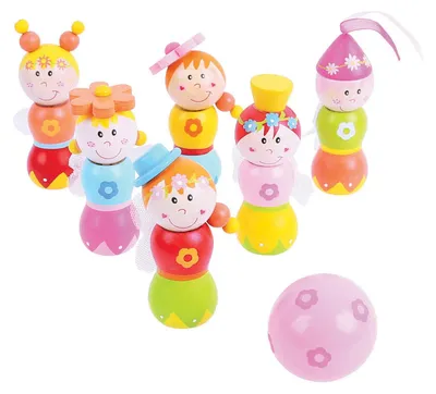 Produktbild von Bigjigs Toys Hölzerne Kegelfeen