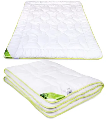 Produktbild von Bettdecke BAMBOO Duo - Steppbett - Winterdecke - Duo-Format - Baumwolle - atmungsaktiv - waschbar bei 60°C - Allergiker geeignet - 135x200 cm