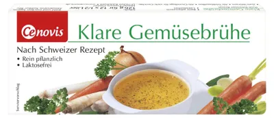 Produktbild von Cenovis Klare Gemüsebrühe 8x126 g