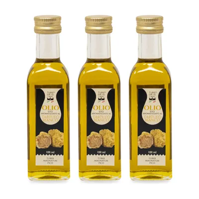 Productafbeelding van TubeORIGINAL Extra vierge olijfolie gearomatiseerd met witte truffel – Voordeelpak 3 stuks (3 × 100 ml)
