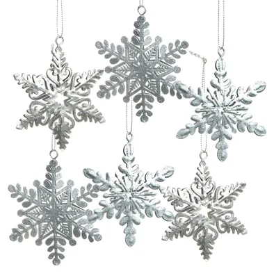Produktbild von Omgoods – Weihnachtsdekoration mit Schneeflocken aus Metall