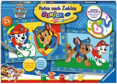 Produktbild von Ravensburger Malen nach Zahlen 20286 - Paw Patrol - Kinder 5-7 Jahre