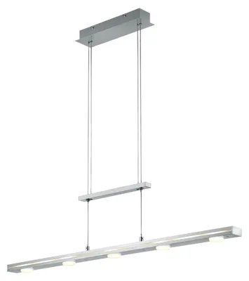 Zdjęcie produktu dla Żyrandol LED LACAL srebrno-biały 4W Odcienie bieli 350lm metal wym:160x100x8cm IP20 Trio