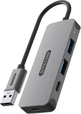 Produktbild von USB-A zu 2x USB-A + 2x USB-C Hub