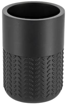 Image de TENDANCE | Gobelet de salle de bain - Porte-brosse à dents - Gobelet de salle de bain - noir - 260 ml - Gobelet à brosse à dents - Pratique - Salle de bain