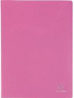 Produktbild von Exacompta Sichtmappe 88227E A4 PP 20Hüllen rosa