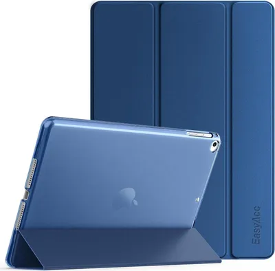 Produktbild von iPad 9.7 Zoll Hülle, Ultra Dünn Transluzent Matt, Auto aufwachen/Schlaf - Navy Blau