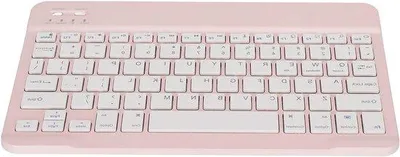 Obrázek produktu pro Kompaktní ergonomická klávesnice Bluetooth v růžové barvě