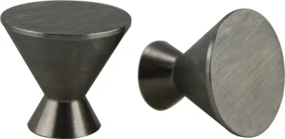 Produktbild von Möbelknopf Schrankknopf Schubladenknopf Knopf massiv Edelstahl ø 28mm Höhe 25mm
