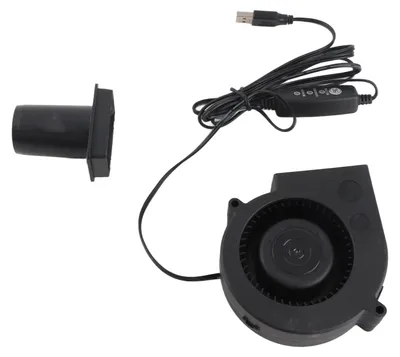 Produktbild von USB-Gebläse, 3,8 Zoll, 3-Gang-Modus, DC5V, bürstenlos, 3800 U/min, 22 CFM, Computerkühlung für PC-Elektronik, 3D-Drucker