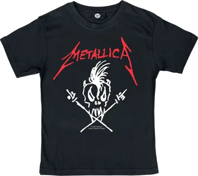 Produktbild von Metallica T-Shirt Uni Metal-Kids - Scary Guy schwarz 164