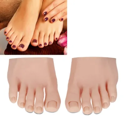 Produktbild von Silikon-Trainingsfuß für Nageldesign-Übungen