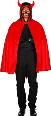 Produktbild von Teufel Cape - Umhang Halloween Kostüm Herren