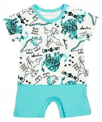 Produktbild von Nicol DINO Baby-Strampler Kurzarm Baumwolle Größe 56