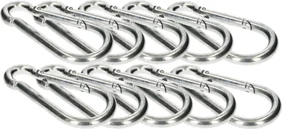 Zdjęcie produktu dla KOTARBAU® Zestaw 10 karabinczyków strazackich do lin 160x13mm Wytrzymaly karabinczyk strazacki do lancuchów