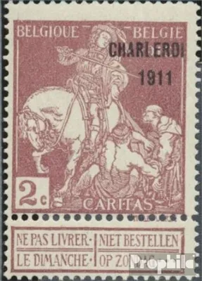 Produktbild von Briefmarken Belgien 1911 Mi 86III postfrisch Tuberkulose