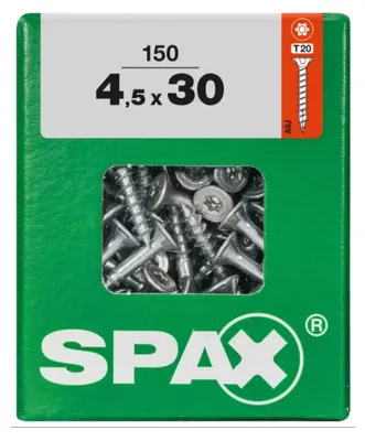 Produktbild von Spax Universalschrauben 4.5 x 30 mm TX 20 - 150 Stk.