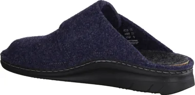 Immagine prodotto di Finn Comfort Zams uomo, pantofole, feltro, blu scuro, plantare estraibile - casa - pantofole pantofole uomo, blu