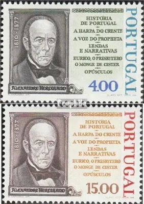 Produktbild von Briefmarken Portugal 1977 Mi 1374-1375 (kompl.Ausg.) postfrisch A. Herculano
