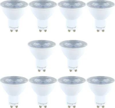 Immagine prodotto di Integral LED - Faretto LED GU10 - 3,6 watt - bianco neutro 4000K - 400 lumen - dimmerabile confezione da 10 pezzi