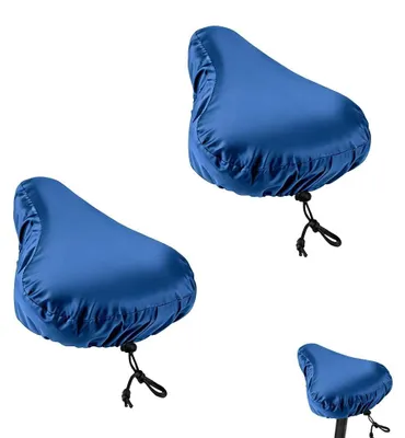 Imagen del producto de Fundas para sillín de bicicleta, impermeables, 2 unidades, elásticas, aptas para la mayoría de los sillines de bicicleta