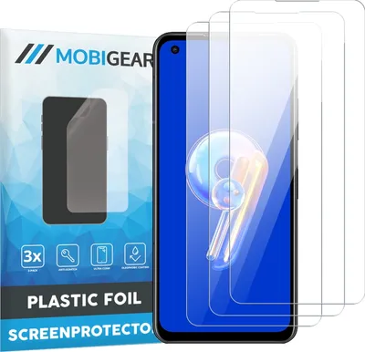 Produktbild von Mobigear  ASUS Zenfone 9 Displayschutz Schutzfolie - Hüllenfreundlich (3er Pack)