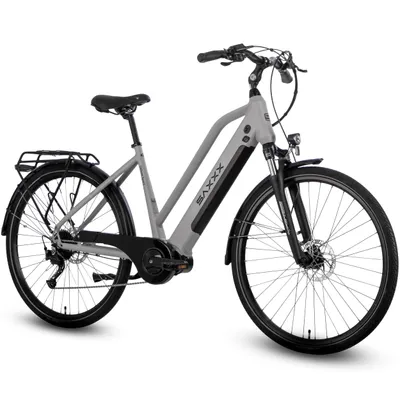 Produktbild von SAXXX E-Bike 28 Zoll Damen Herren, 70 Nm Mittelmotor, 418 Wh Akku, bis 100 km, Shimano Alivio 9-Gang, hydraulische Scheibenbremsen, 130 kg